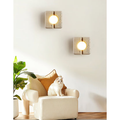 Zelon Travertine Wall Lamp