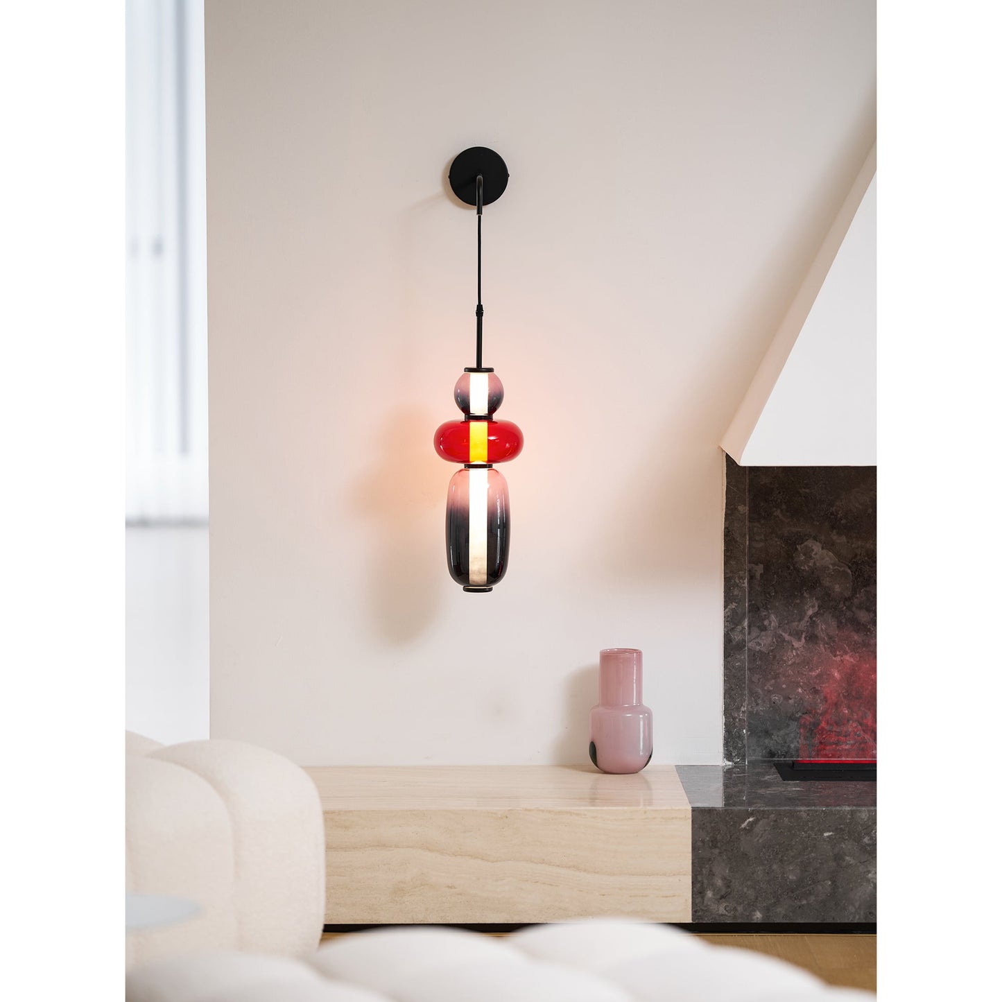 Stained Glass Wall Lamp