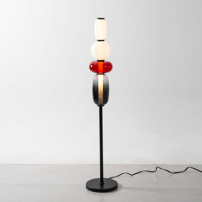 Esmon Glass Pebble Floor Lamp