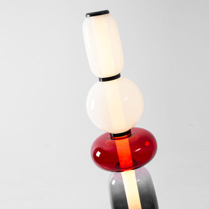 Esmon Glass Pebble Floor Lamp