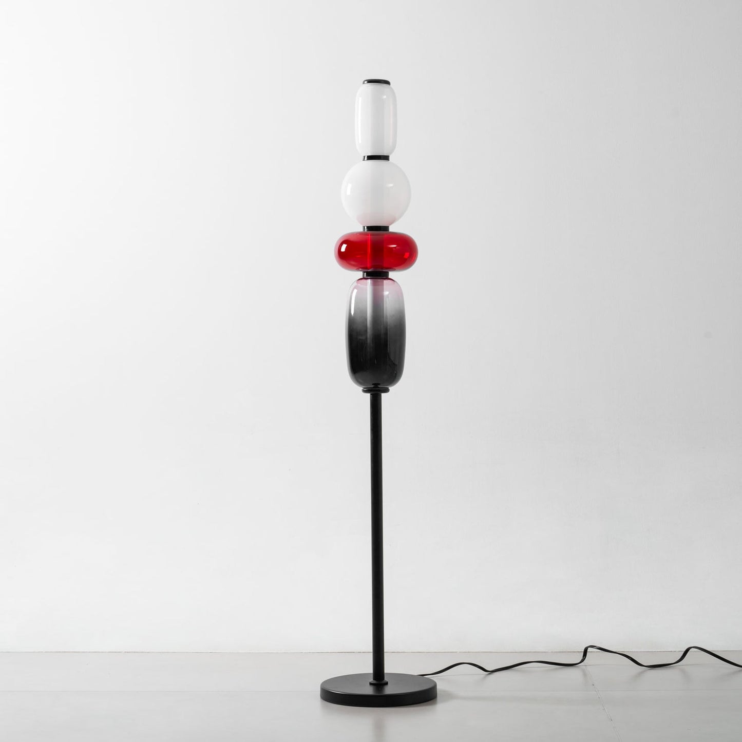 Esmon Glass Pebble Floor Lamp