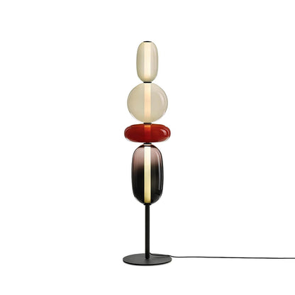 Esmon Glass Pebble Floor Lamp