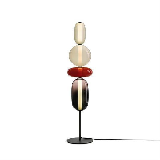 Esmon Glass Pebble Floor Lamp