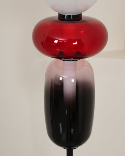 Esmon Glass Pebble Floor Lamp