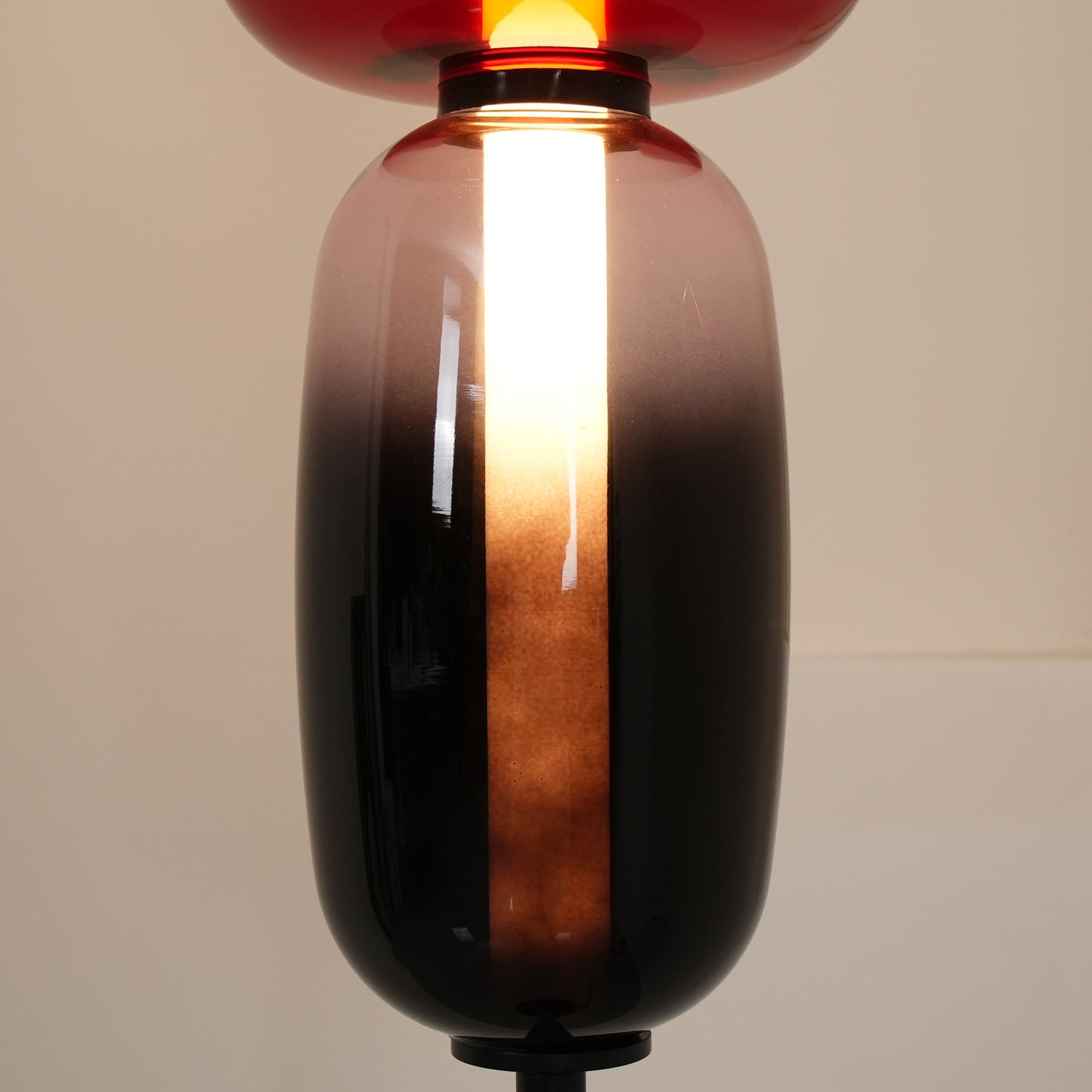 Esmon Glass Pebble Floor Lamp