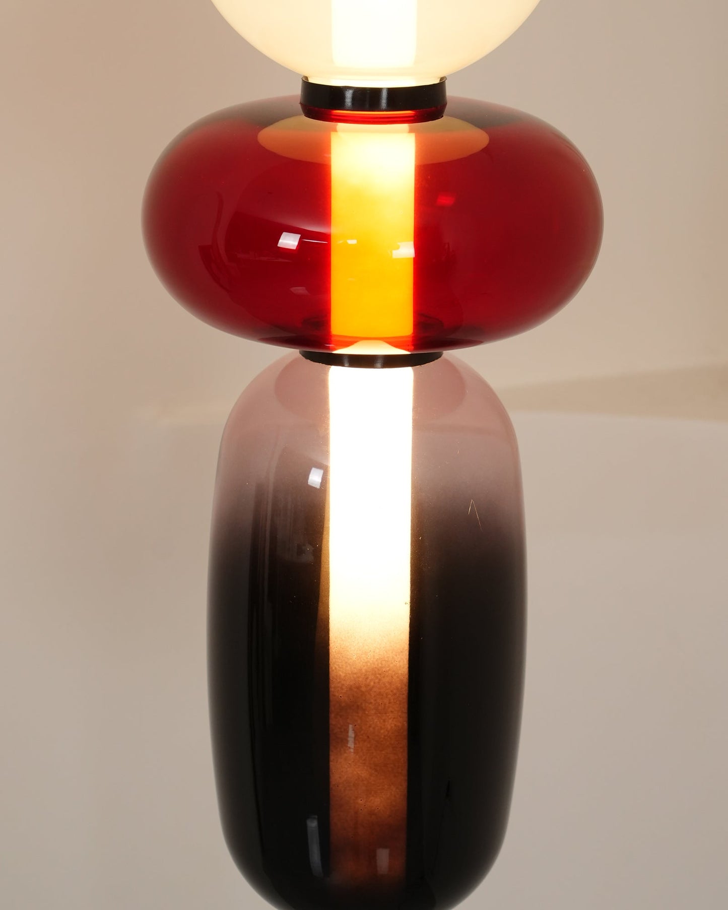 Esmon Glass Pebble Floor Lamp