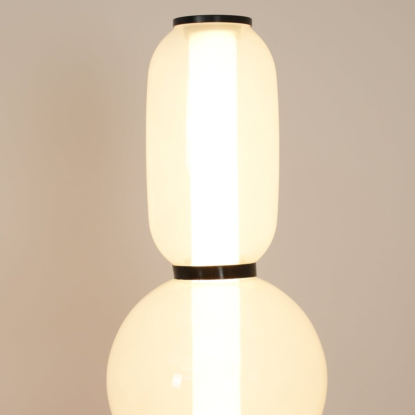 Esmon Glass Pebble Floor Lamp