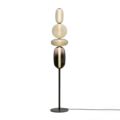 Esmon Glass Pebble Floor Lamp