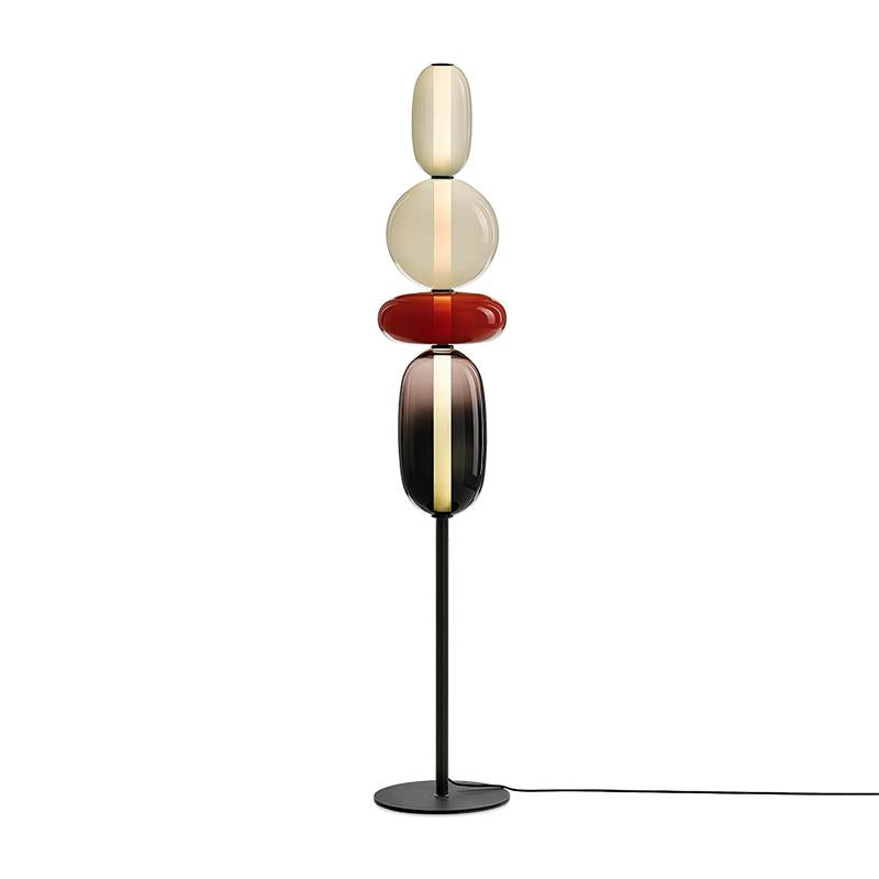 Esmon Glass Pebble Floor Lamp