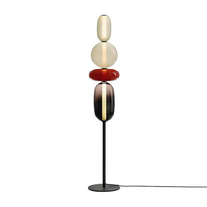 Esmon Glass Pebble Floor Lamp