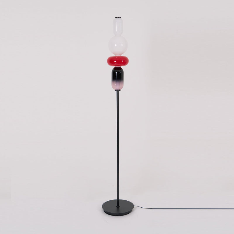 Esmon Glass Pebble Floor Lamp