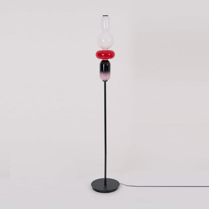 Esmon Glass Pebble Floor Lamp