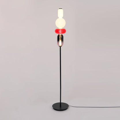 Esmon Glass Pebble Floor Lamp
