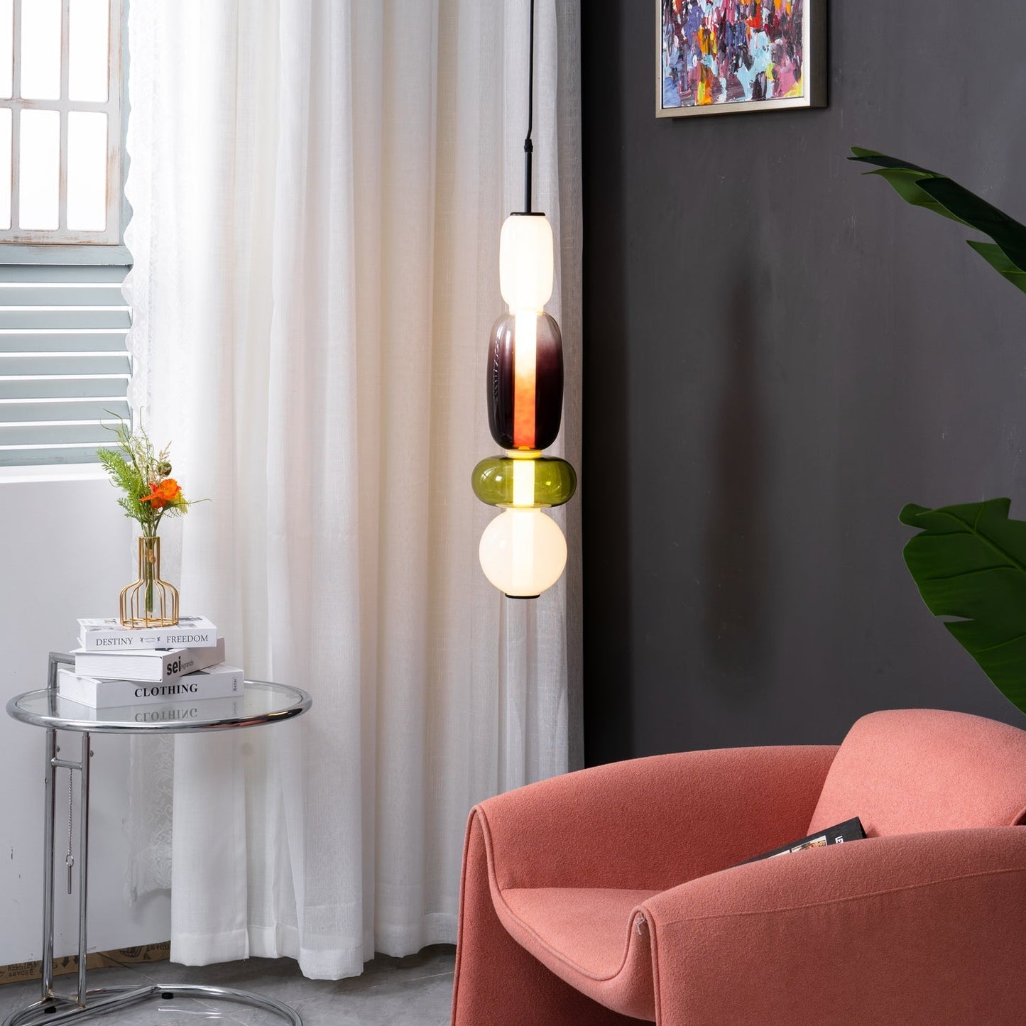 Stained Glass Pendant Lamp