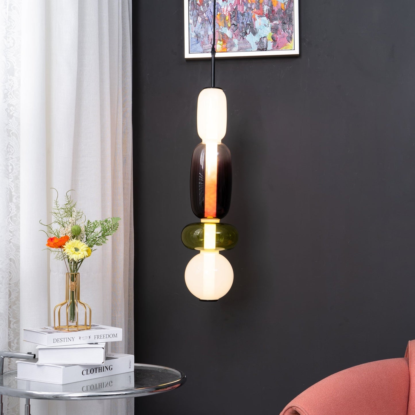 Stained Glass Pendant Lamp