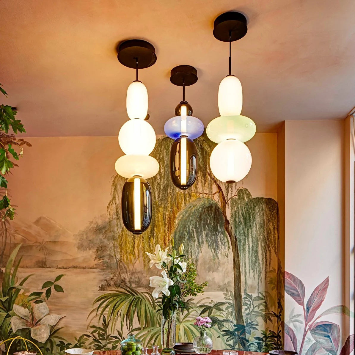 Stained Glass Pendant Lamp