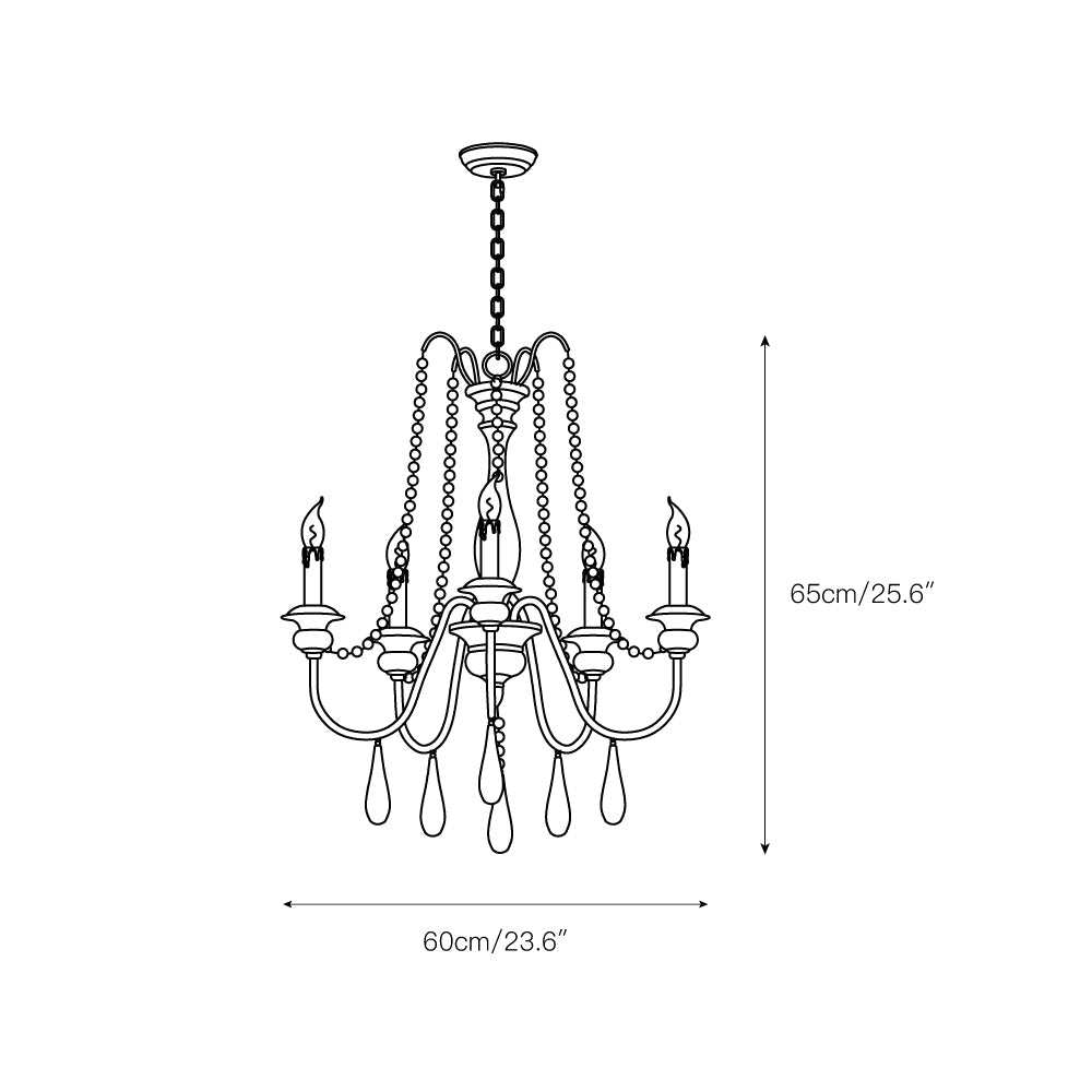 Vionen Style Beaded Chandelier