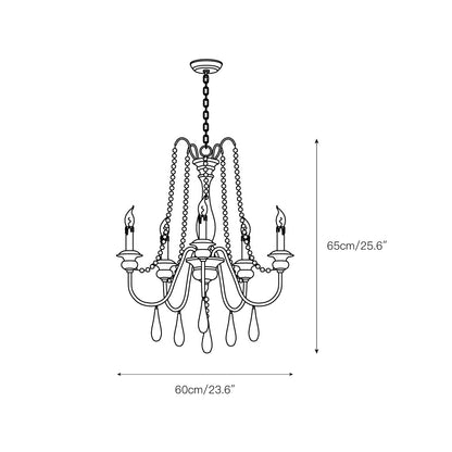Vionen Style Beaded Chandelier