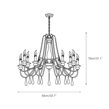 Vionen Style Beaded Chandelier