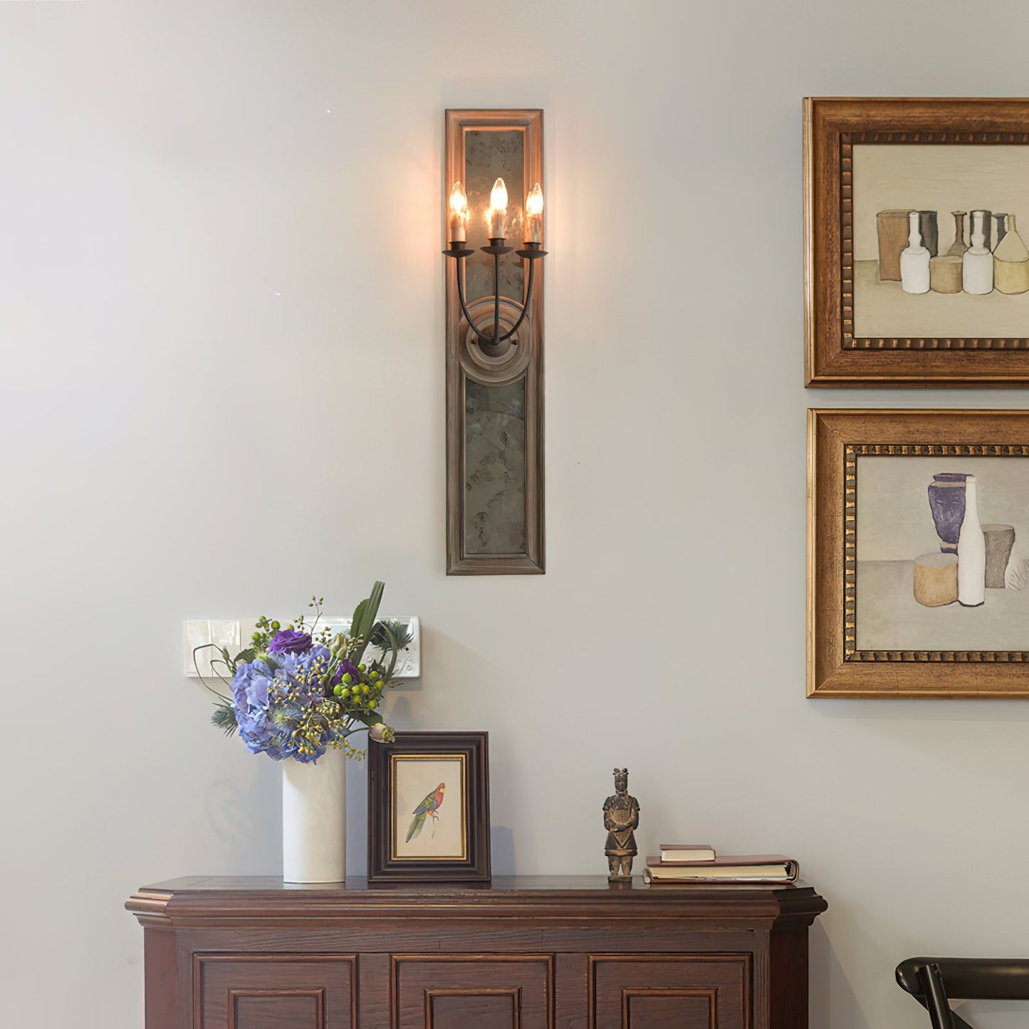 Vionen 3-Light Mirrored Sconce