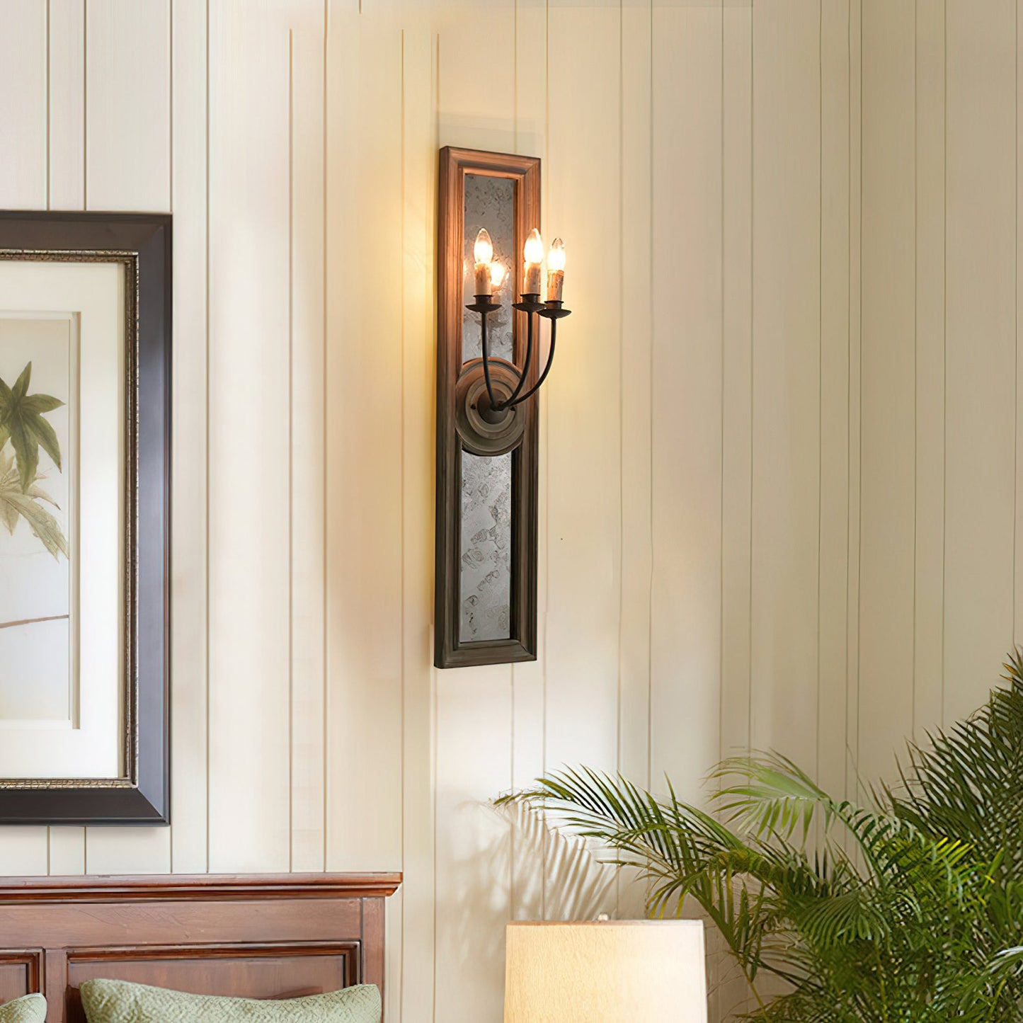 Vionen 3-Light Mirrored Sconce