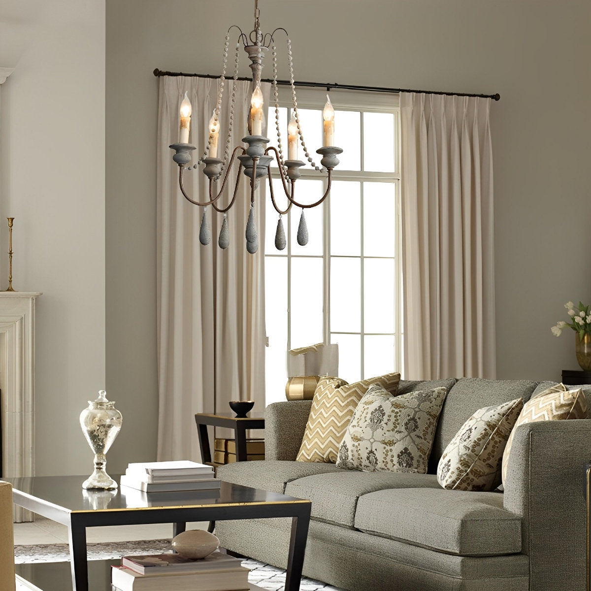Vionen Style Beaded Chandelier