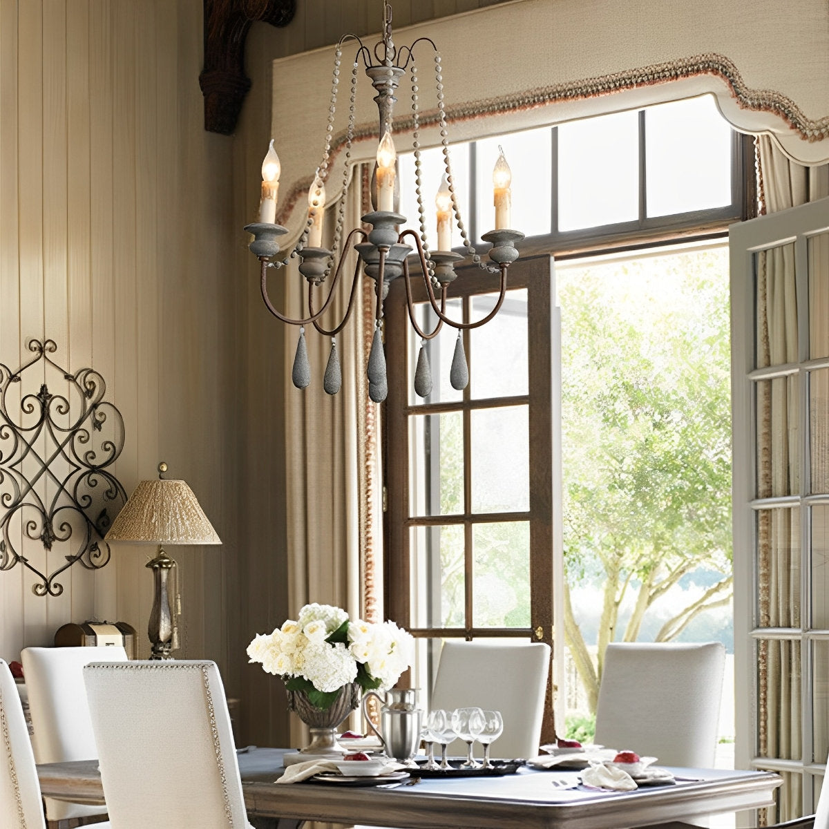 Vionen Style Beaded Chandelier