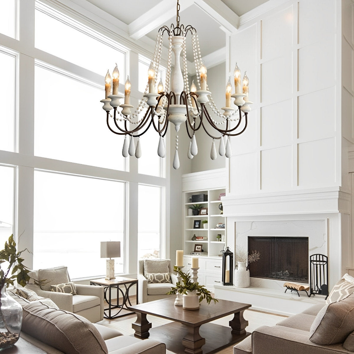 Vionen Style Beaded Chandelier