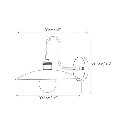 Coren Plug-in Wall Sconce