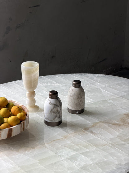 Hilde Marble Table Lamp (Built-in Battery)