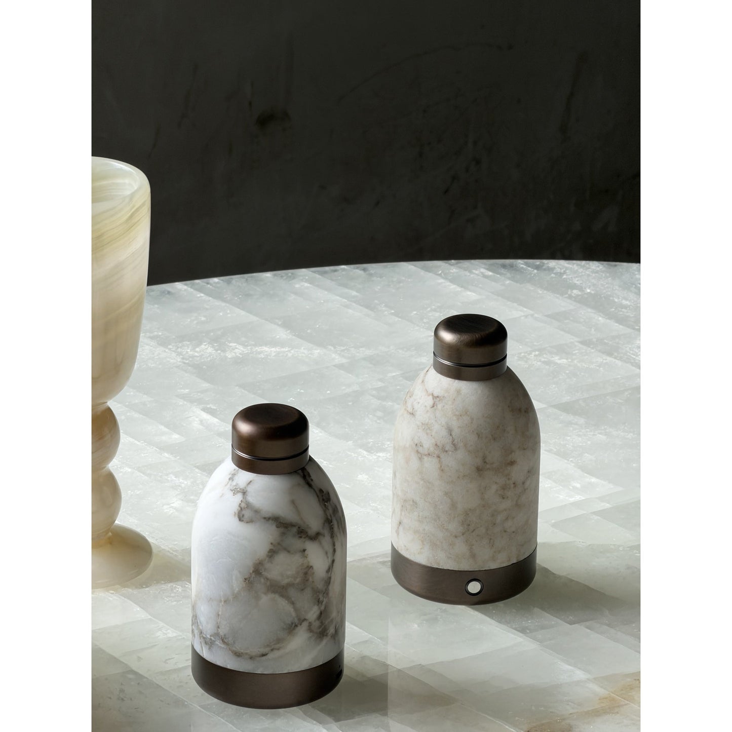Hilde Marble Table Lamp (Built-in Battery)