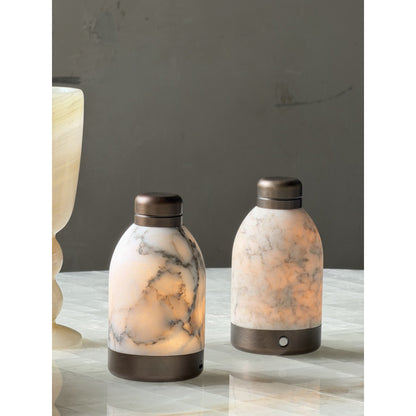 Hilde Marble Table Lamp (Built-in Battery)