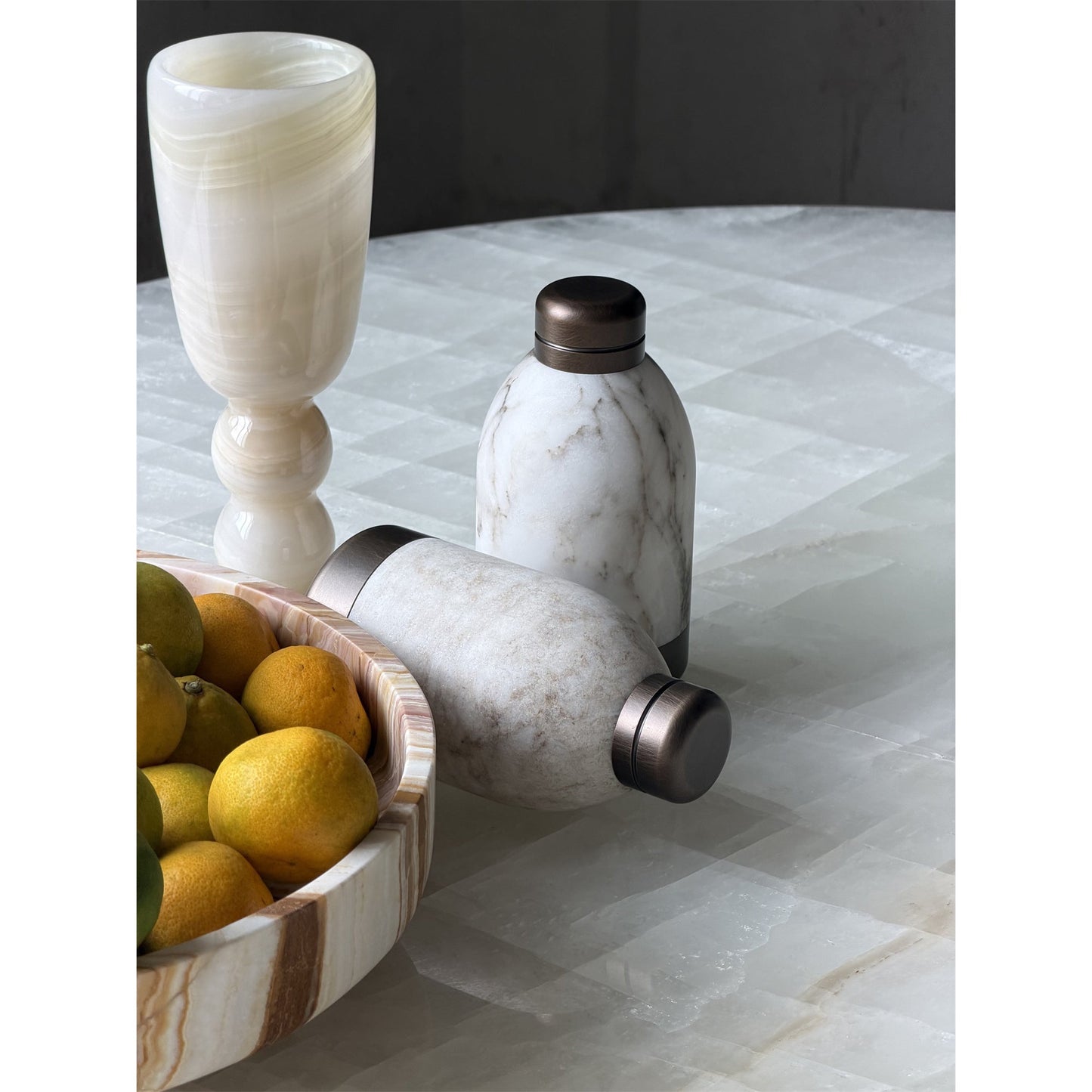 Hilde Marble Table Lamp (Built-in Battery)
