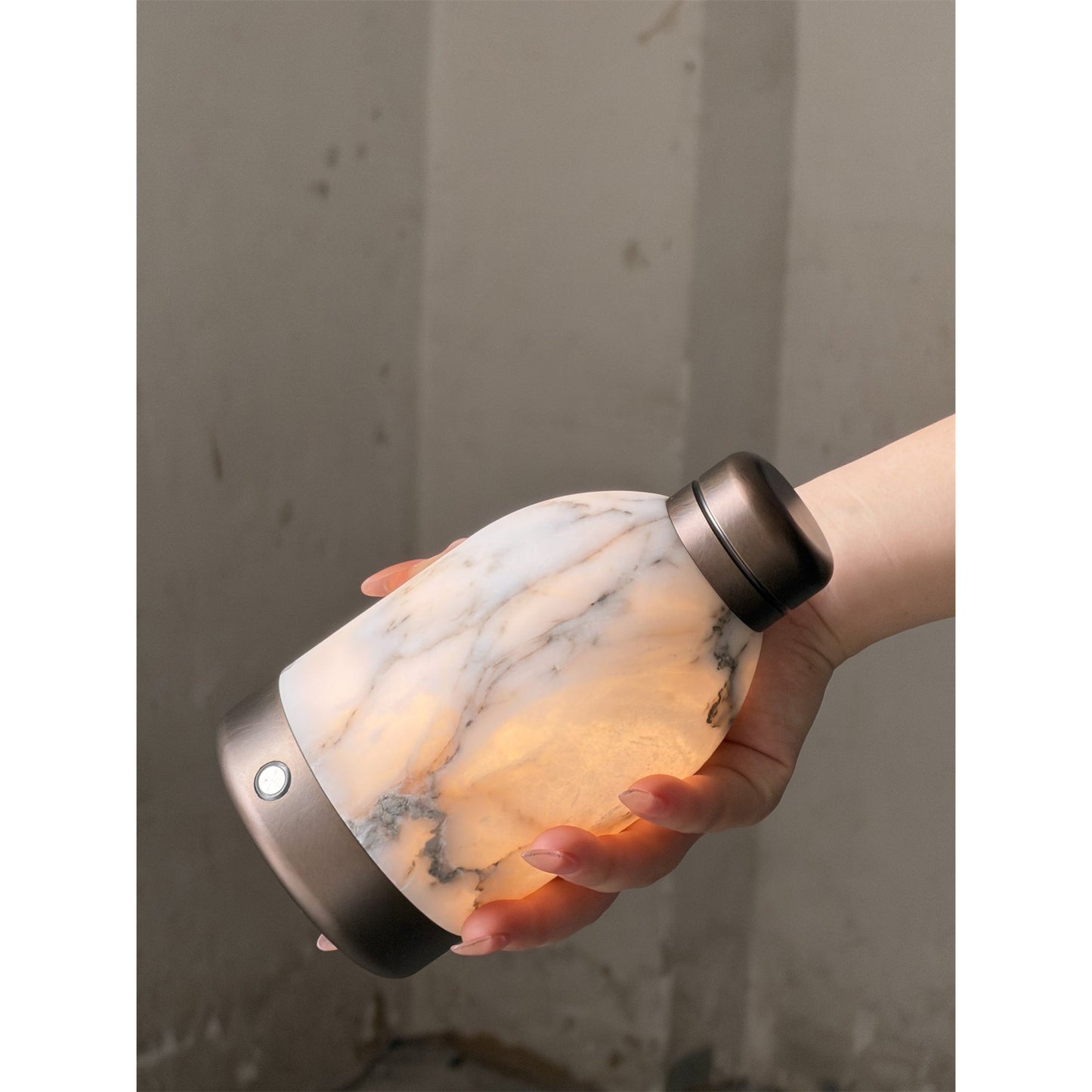Hilde Marble Table Lamp (Built-in Battery)