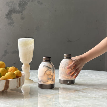 Hilde Marble Table Lamp (Built-in Battery)