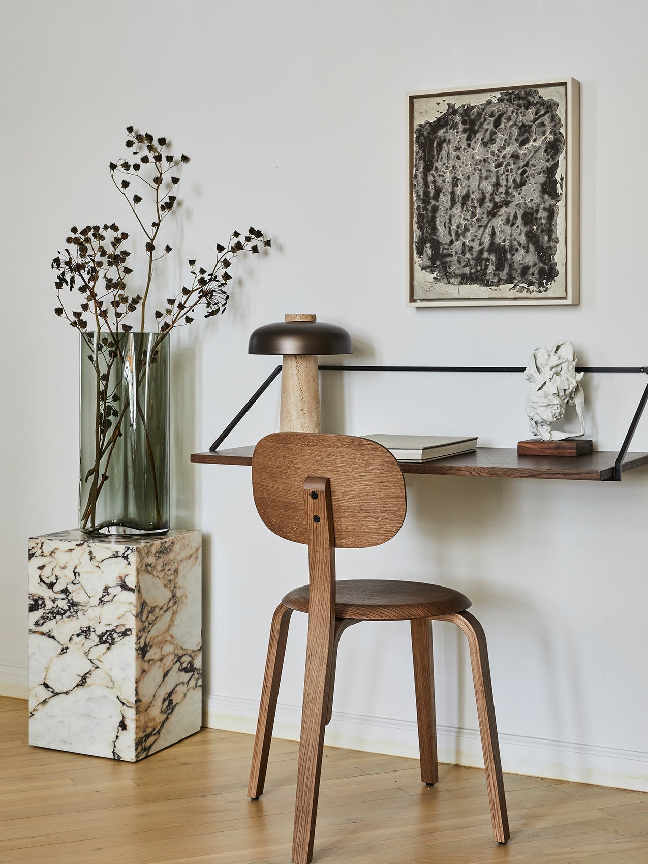 Fena Travertine Table Lamp