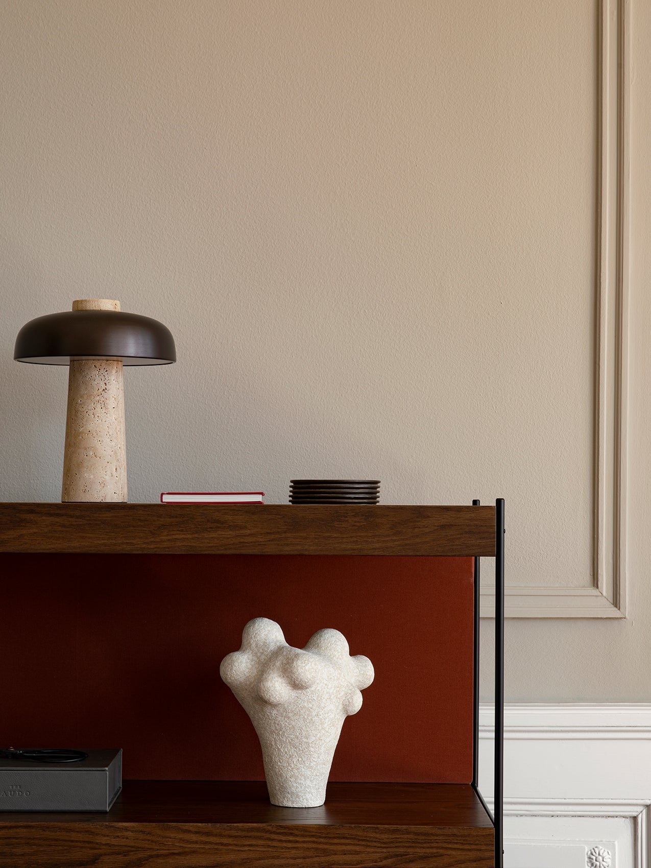 Fena Travertine Table Lamp