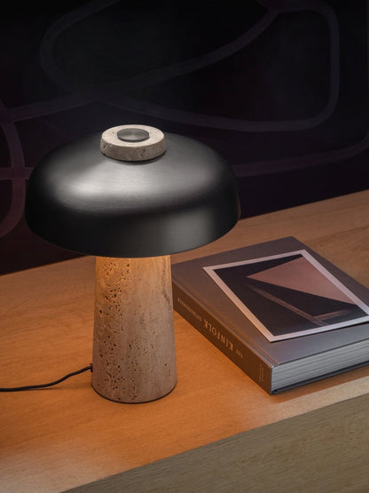 Fena Travertine Table Lamp
