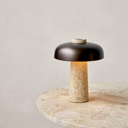 Fena Travertine Table Lamp