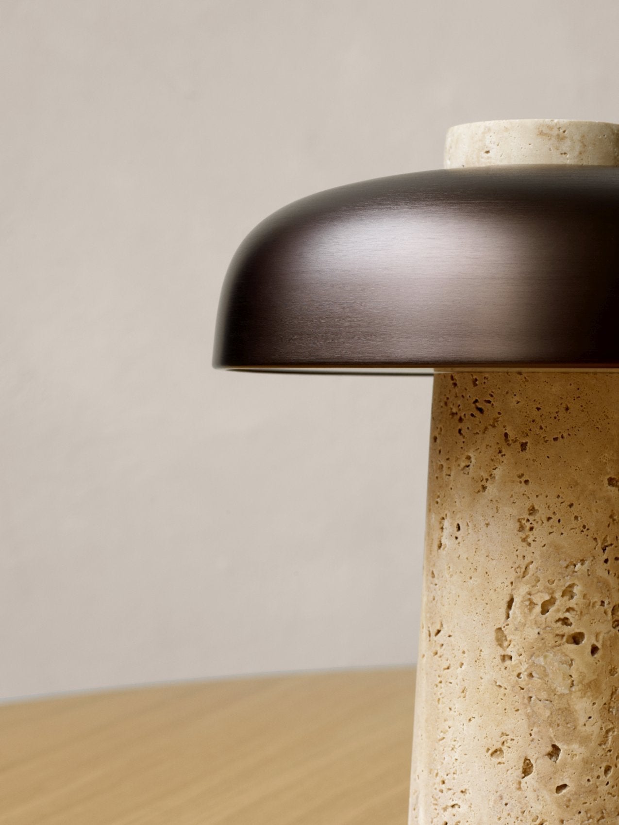 Fena Travertine Table Lamp