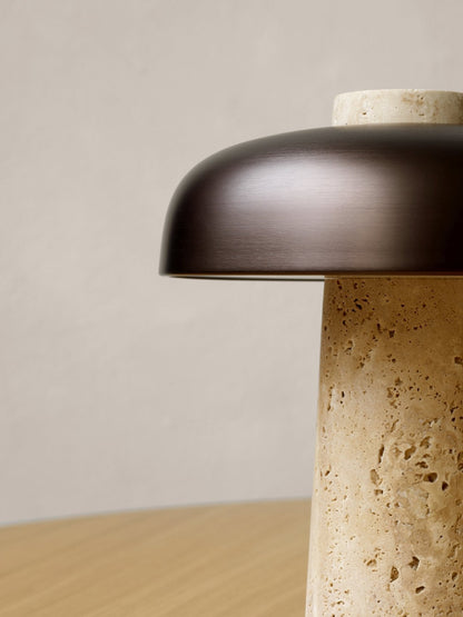 Fena Travertine Table Lamp
