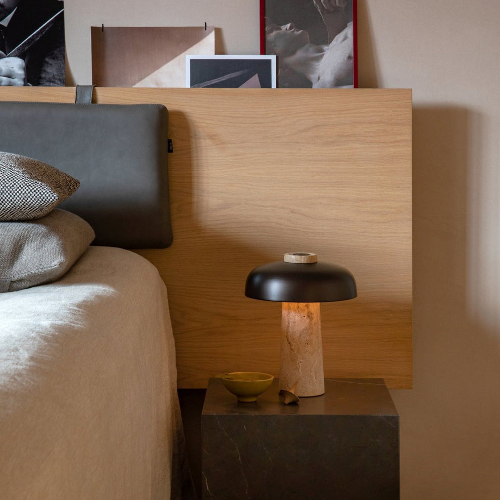 Fena Travertine Table Lamp