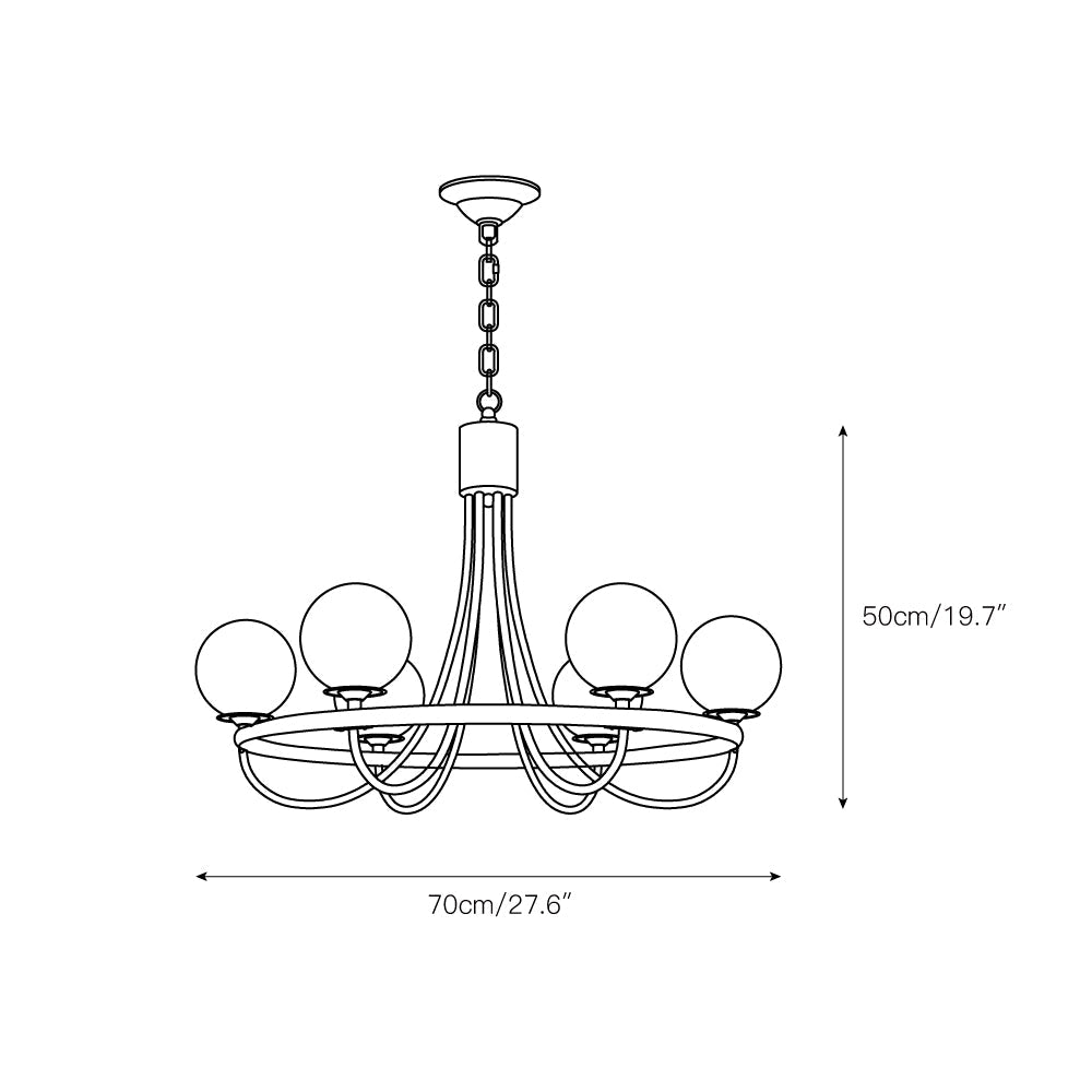Alcor Sphere Chandelier