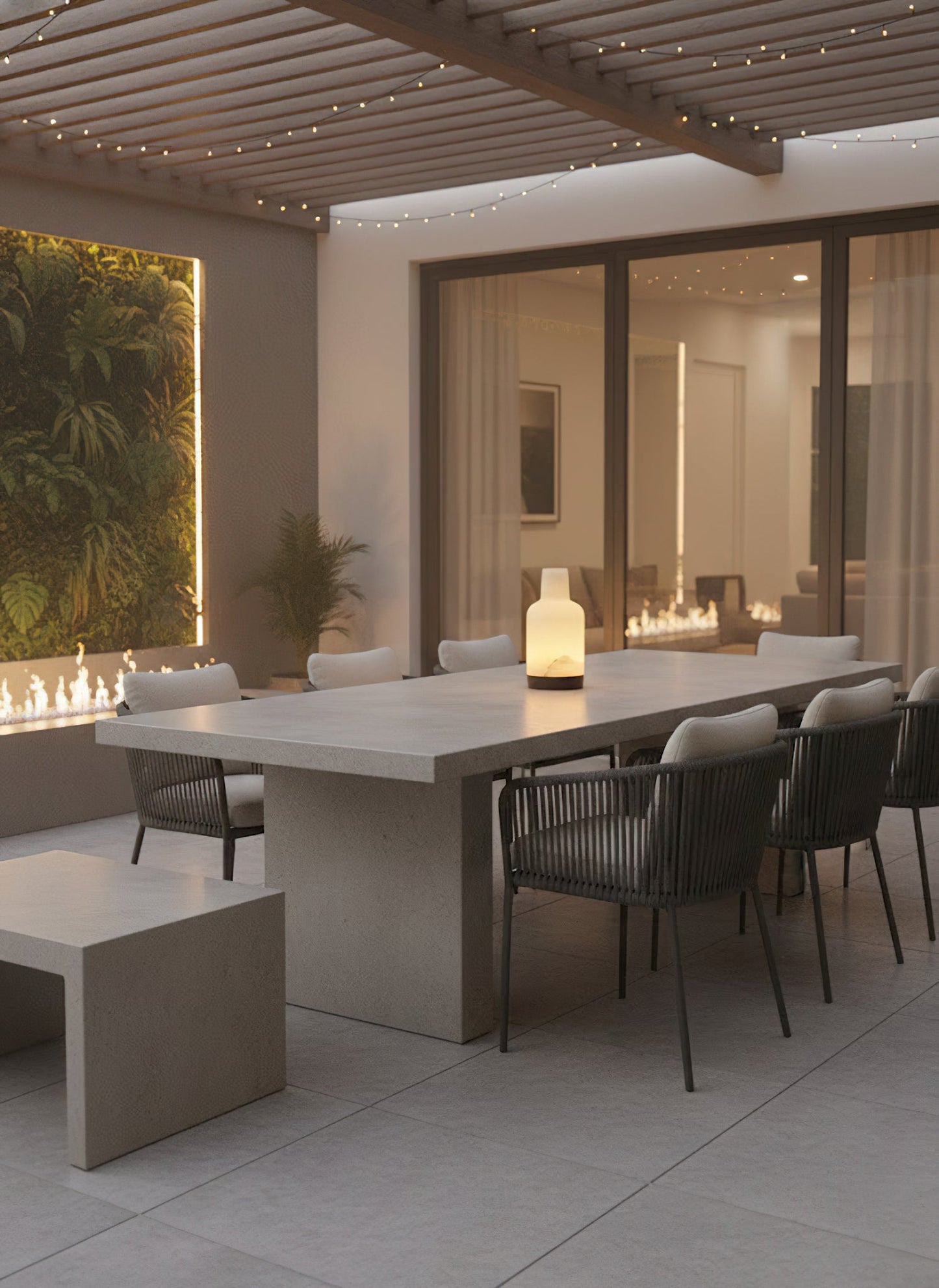 Islo Alabaster Table Lamp (Built-in Battery)