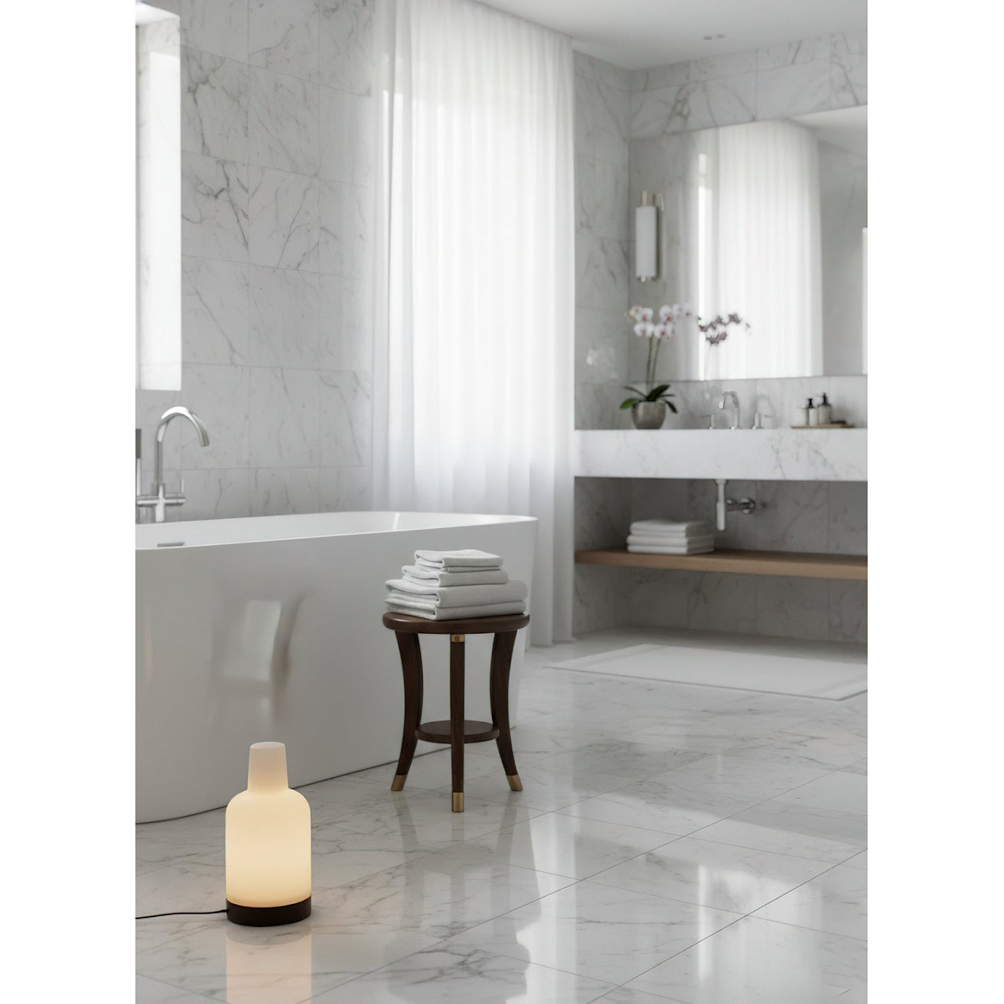 Islo Alabaster Table Lamp (Built-in Battery)