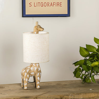 Lysor Wood Animal Table Lamp