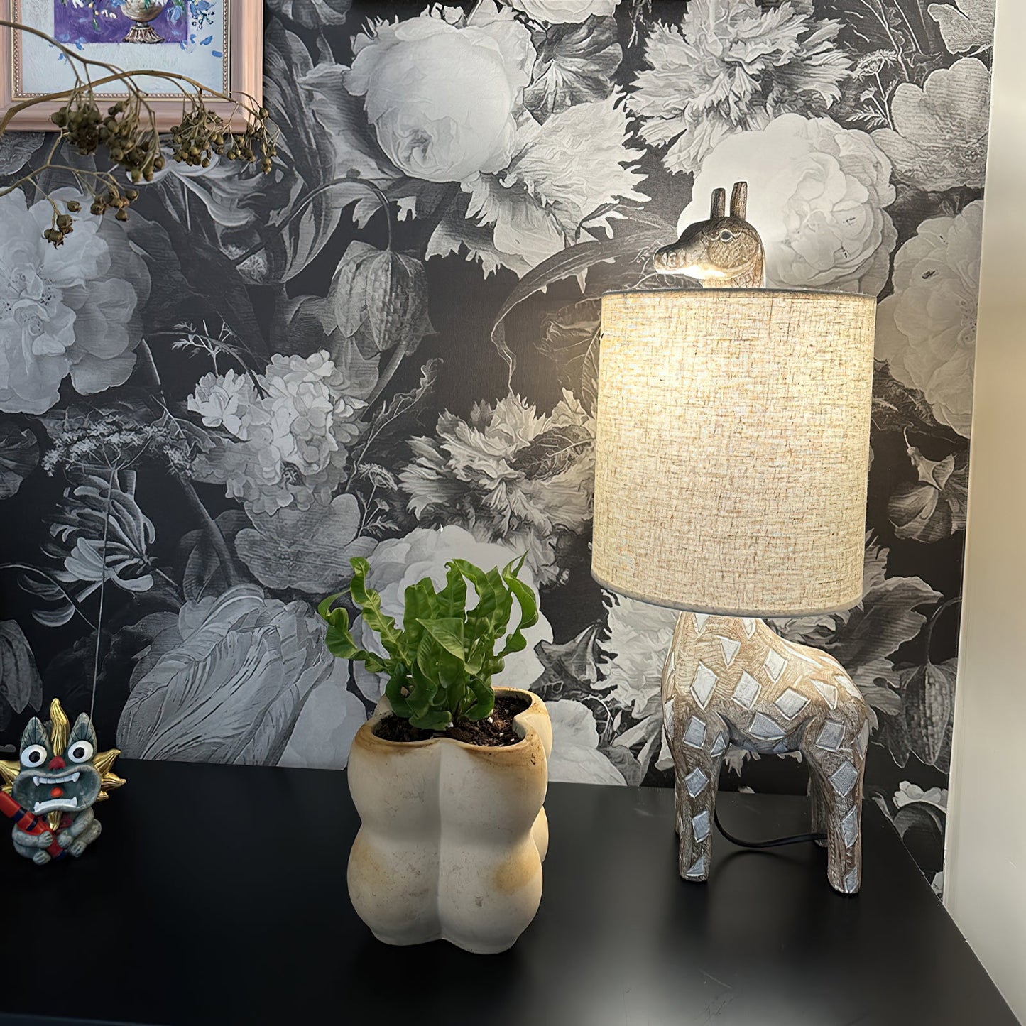 Lysor Wood Animal Table Lamp