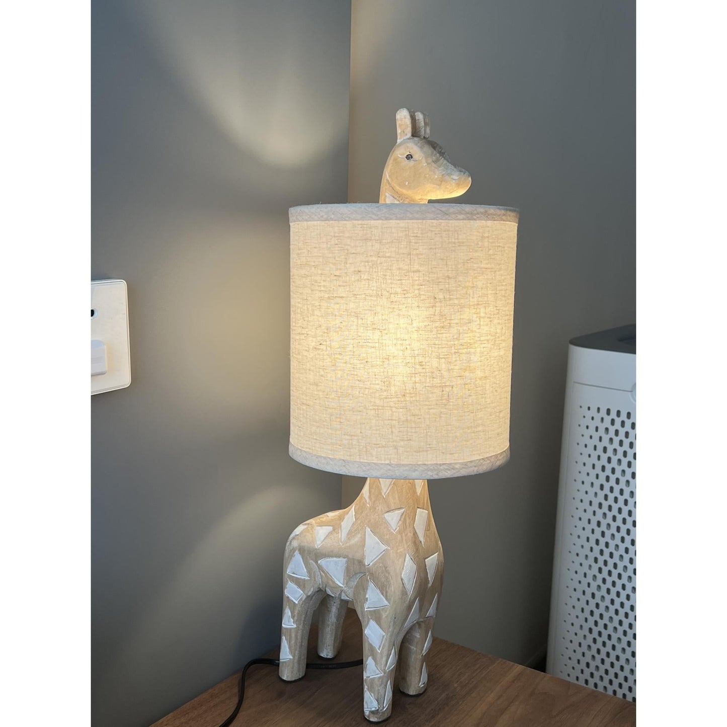Lysor Wood Animal Table Lamp