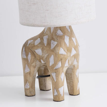 Lysor Wood Animal Table Lamp