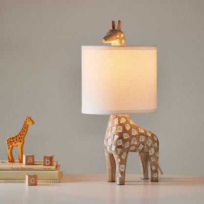 Lysor Wood Animal Table Lamp
